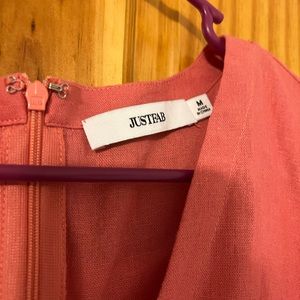 Brand new Justfab coral pink cocktail dress